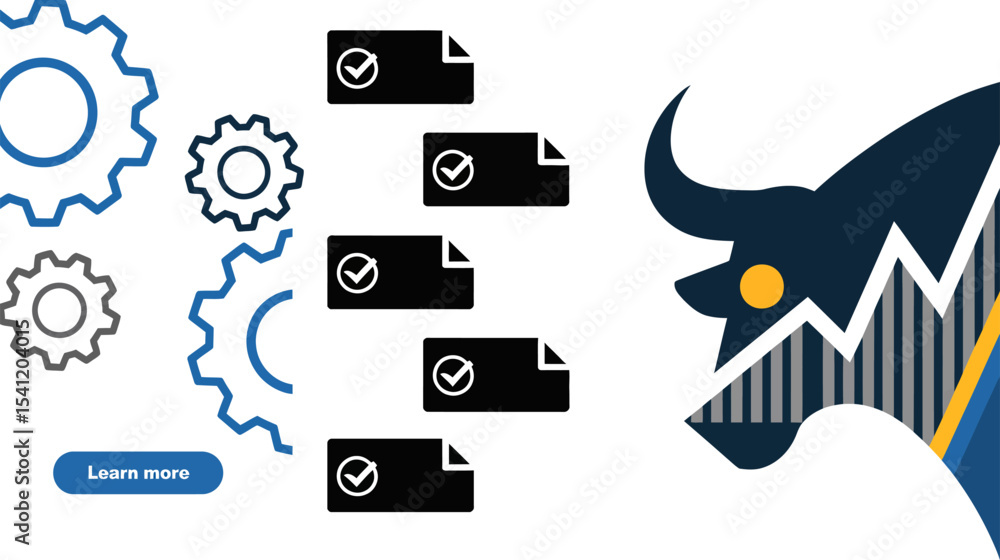 Poster business automation solutions for workflow optimization and stock market analysis platform tools edi