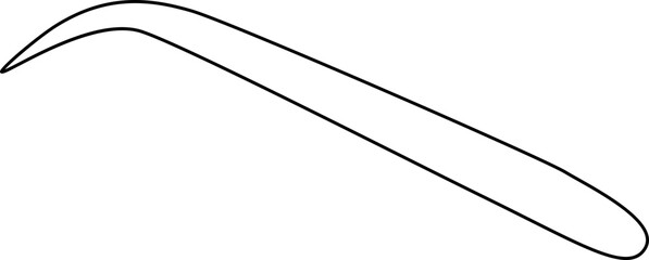 Eyelash Extention Tweezers Equipment Outline