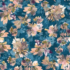 Colourful Abstract flower design allower creative design multi colour seamless floral pattern new creation art design digital creators art design 