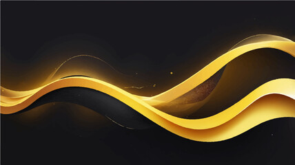 Abstract_yellow_background_with_flowing_light_wa