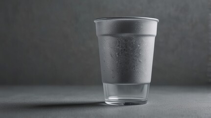 Icy Cold Drink in a Disposable Cup