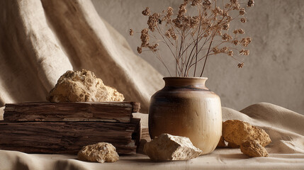 still life with bread and milk