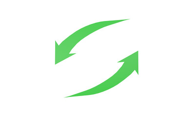green arrow icon recycle