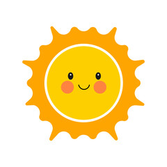 Smiling Sun Illustration