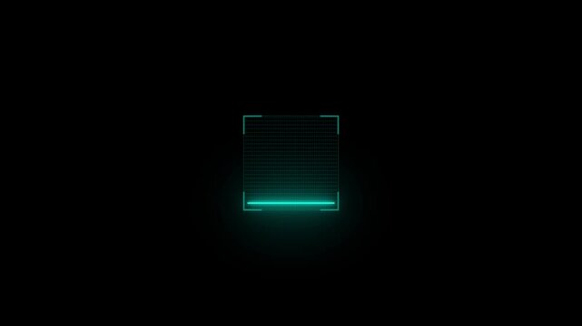 Electronic Fingerprint Reader | Biometric Identification Animation. Animated Fingerprint Scan Process | Digital Security System. Access Granted Animation | Fingerprint Scanner in Action.