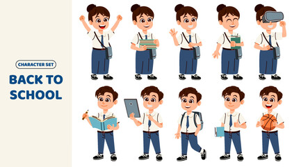 Fototapeta premium student character