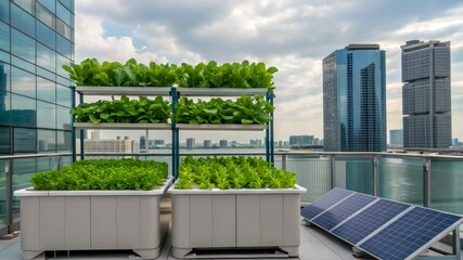 Urban Rooftop Farming Sustainable Agriculture in Cityscapes Green Technology for Modern Cities Eco Friendly Solutions Rooftop Gardens