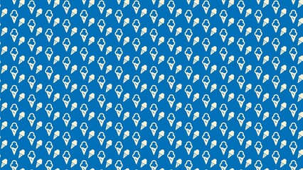 Vector seamless ice-cream cone pattern design