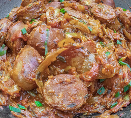 Rougail saucisses, spécialité culinaire de la Réunion 