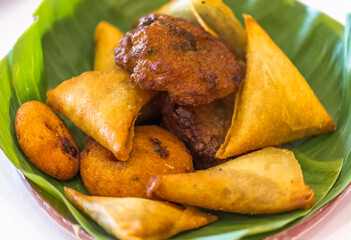 Bouchées apéritives, île de la Réunion 