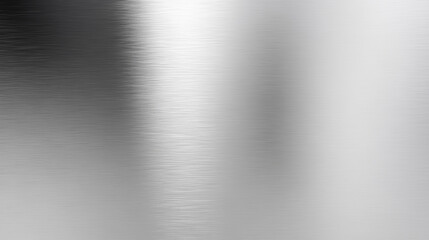 Brushed stainless steel texture with smooth, reflective surface creates modern and sleek appearance. subtle gradients enhance visual depth and elegance of material