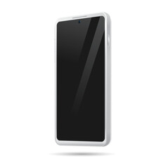 Naklejka premium Smartphone Vector Design Mockup Illustration