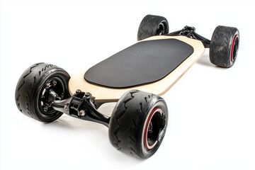 Mountainboard isolated on white background..