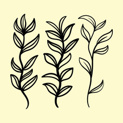 seamless pattern with leaves