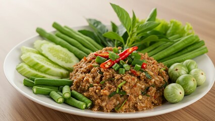 Delicious Thai foods "chili paste"