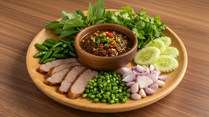 Delicious Thai foods "chili paste"