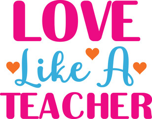 World Teacher's Day Typography Design