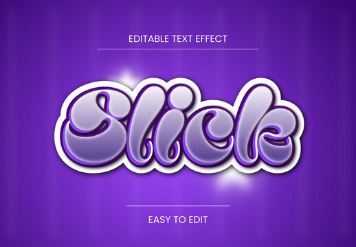 Slick Text Effect