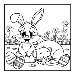 Black and white color pages for kids