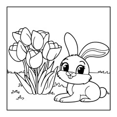 Black and white color pages for kids