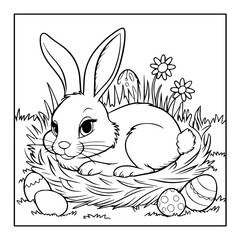 Black and white color pages for kids