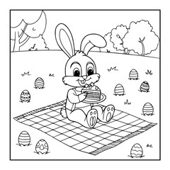 Black and white color pages for kids