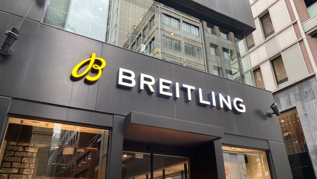 BREITLING Shop at Ginza, Tokyo, Japan 2024 Sep. 22