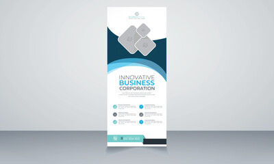 business roll up display standee for presentation purpose