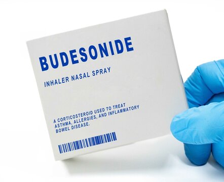 Budesonide A corticosteroid used to treat asthma, allergies,