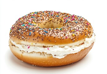 bagel with cream cheese