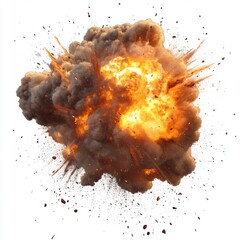 explosion of fire