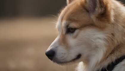 Obraz premium closeup of a norwegian lundehund