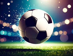 Fototapeta premium football banner poster match background design 