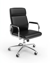 Obraz premium black office chair
