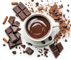 chocolate and coffee beans