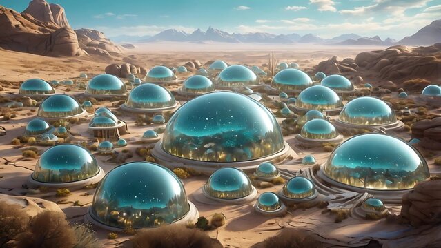 Glass Dome Valley on Exoplanet