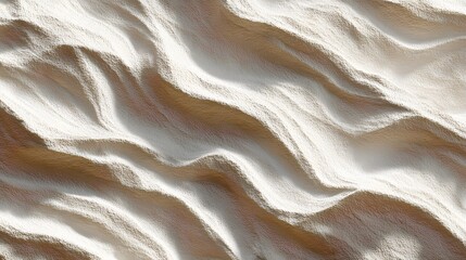 Subtle Rippled Sand Texture in Beige and Off-White