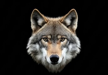 Fototapeta premium gray wolf portrait