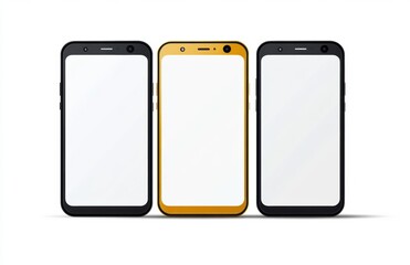 mobile phone with blank screen