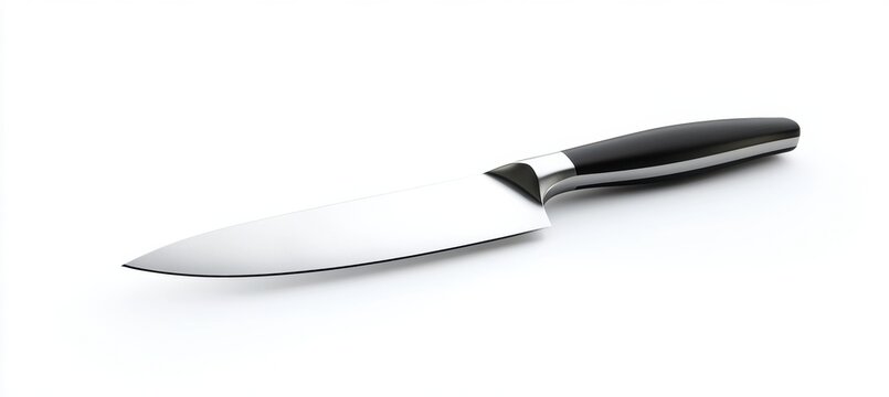 kitchen knife isolated on white