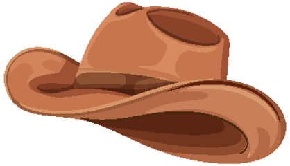 Stylized Cowboy Hat Vector Illustration