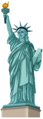 Statue of Liberty Vector Illustration