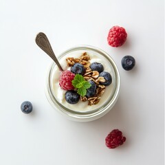 muesli with berries