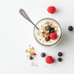 muesli with berries