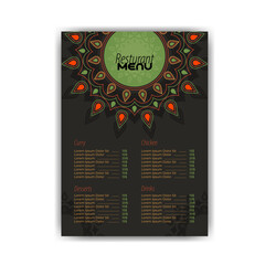 Resturant Menu Design.