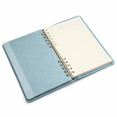 notebook isolated on white background