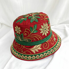 hat on white background