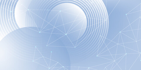 Abstract blue modern background with circle elements. Digital technology concept. modern vector illustration