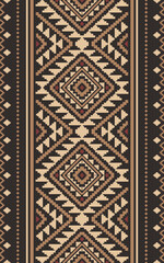 Southwest Native seamless pattern ethnic tribal Aztec geometric Navajo Native American fabric colorful design vector for textile print