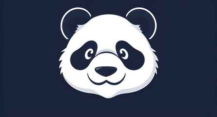 panda bear head